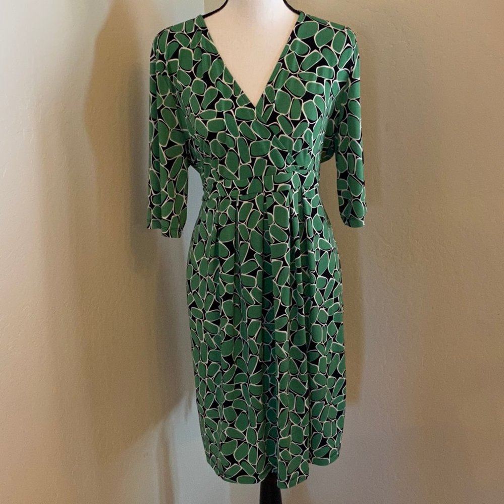 Motherhood Maternity Size XL Green and Black Dress